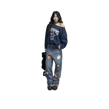 REXSHION Jeans Unisex Blue