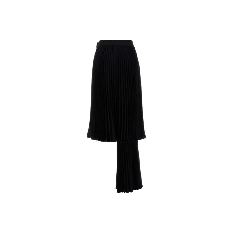 Bottega Veneta Casual Long Skirt Women's Black-1