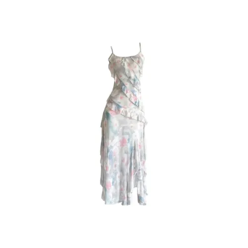 Flowers In Water Slip Dress Women's
