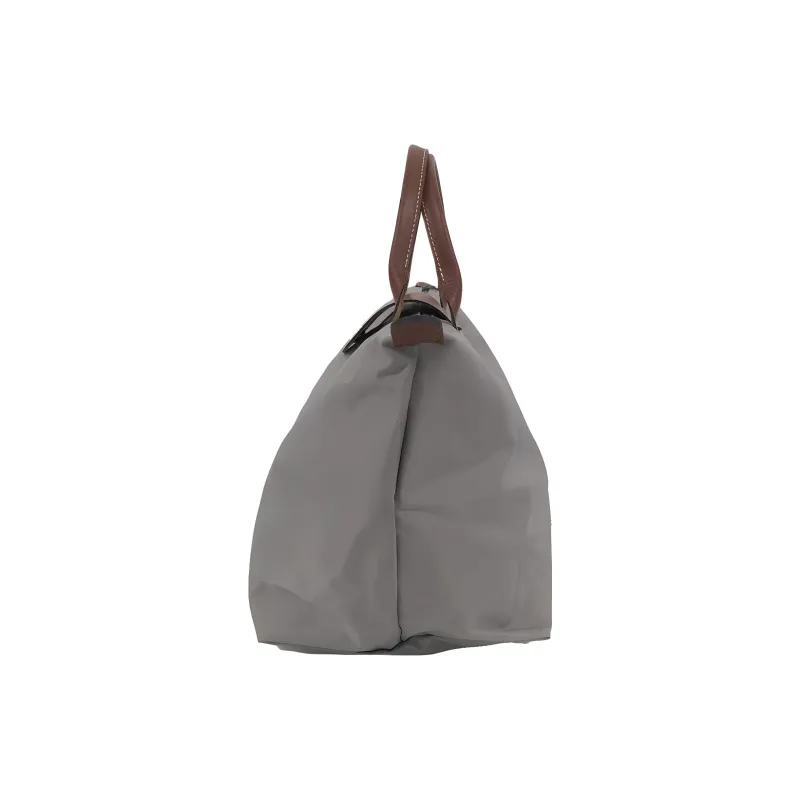 LONGCHAMP Canvas Dumpling Bag Canvas Bag Handbag Women's Dark Gray-1