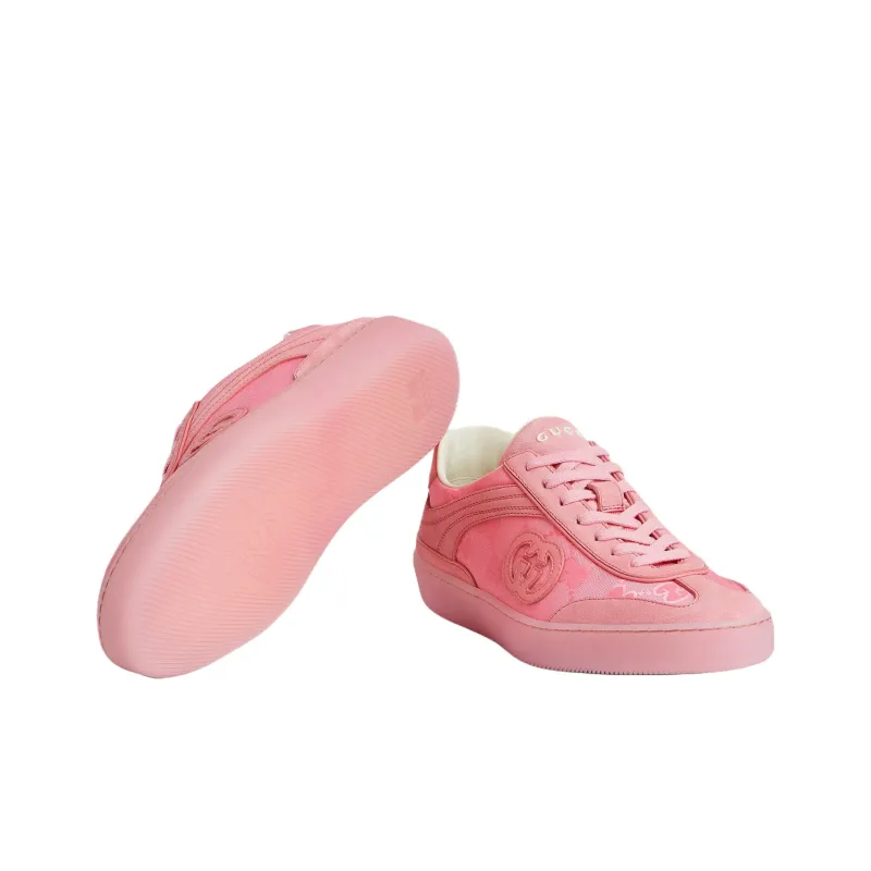 GUCCI G75 Low Top Skateboard Shoes Women's Pink-5