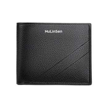 Mulinsen PU With Polyester Wallet Men's Black