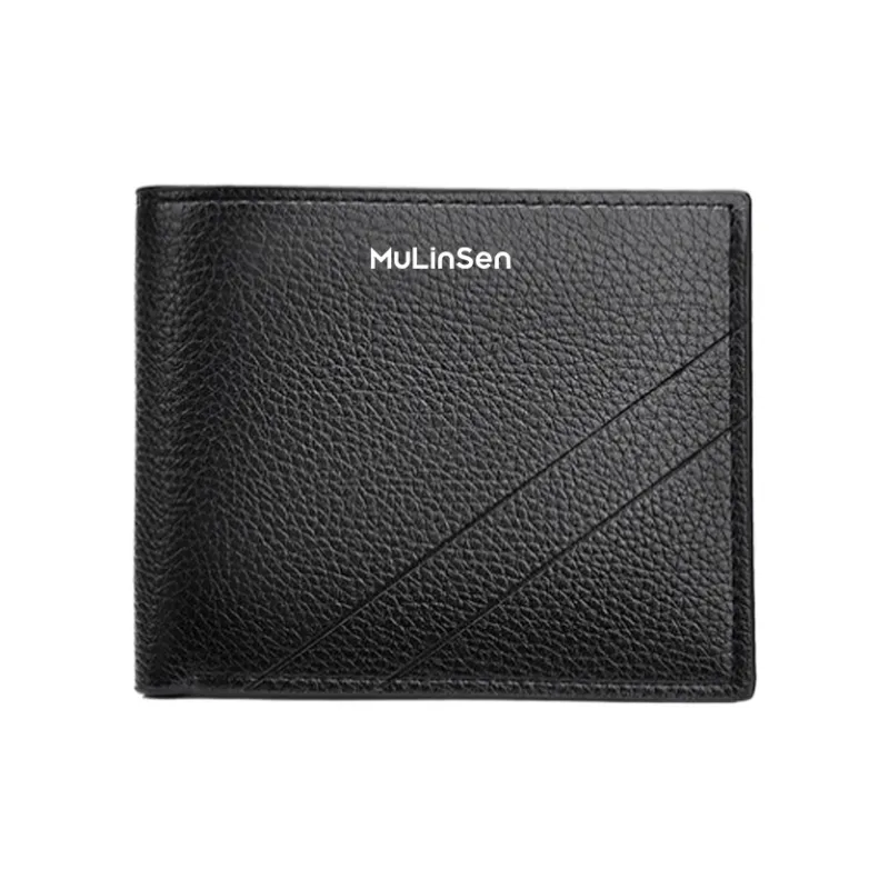 Mulinsen PU With Polyester Wallet Men's Black-0