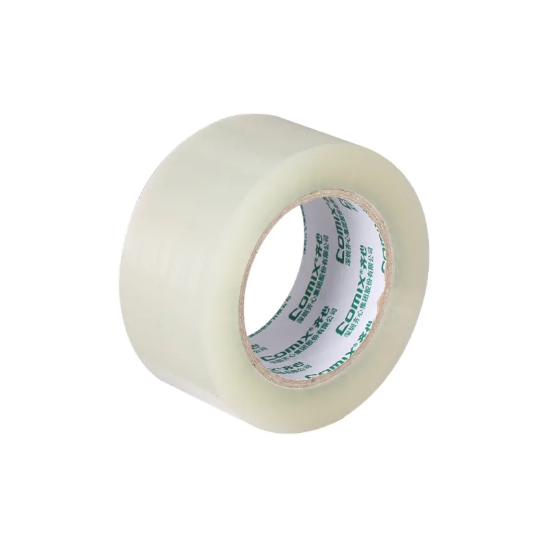 Qixin JF5515 6 Strong Adhesive Box Tape 55mm*150y*50um, 6 Rolls/Tube, Transparent Stationery Tape-1