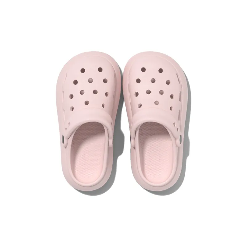 LATE TIME Women's Summer Eva Platform Height Increasing Closed Toe Slippers-11