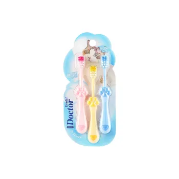 Dr. Tooth ZhiQu Baby Kids' Toothbrush Tooth Cleaning Gum Protection 3 Pcs