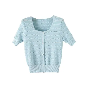 Late White Knitwear Women's Blue