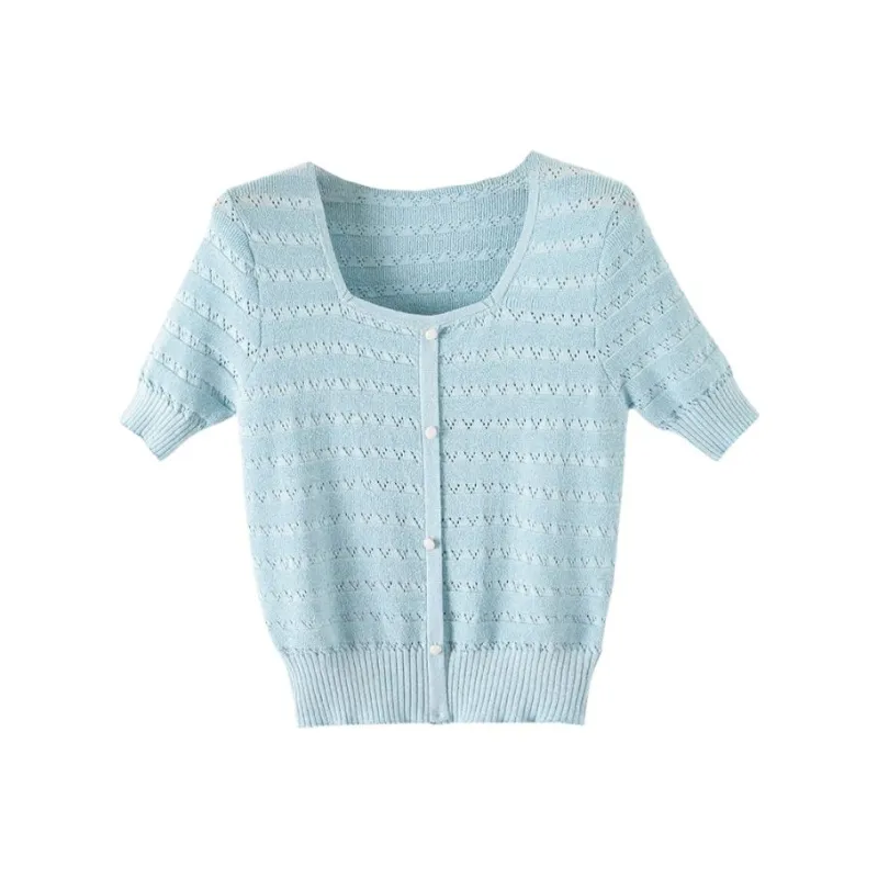 Late White Knitwear Women's Blue-0