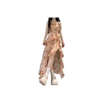 Dior Beauty Slip Dresses Women's Cream Orange