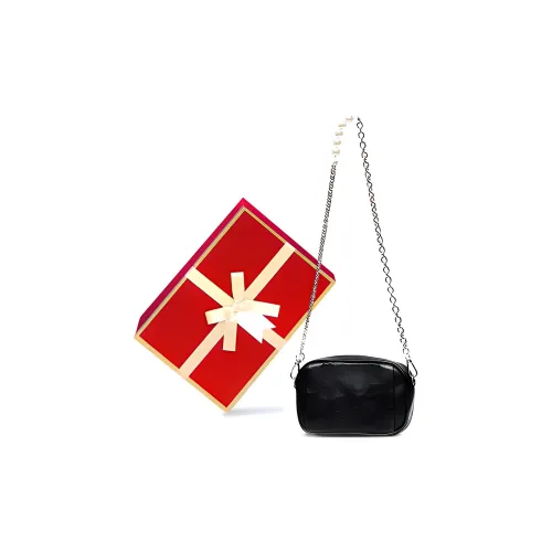 Julychagall Cow Leather Shoulder Bag Crossbody Bag Regular Women's Black