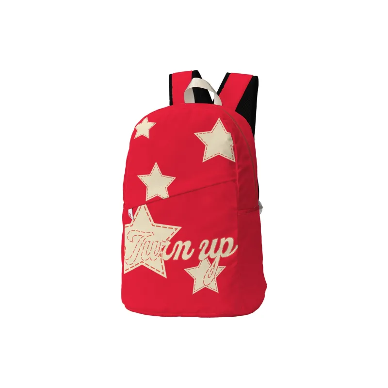 TURN UP Polyester Backpack Regular Unisex Blue-1