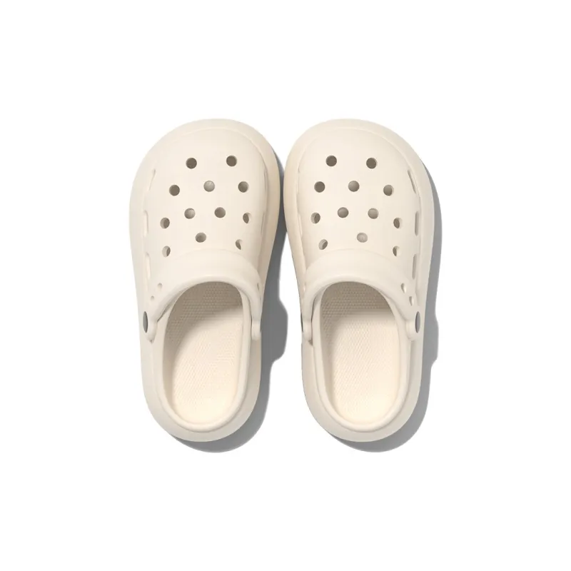 LATE TIME Women's Summer Eva Platform Height Increasing Closed Toe Slippers-5