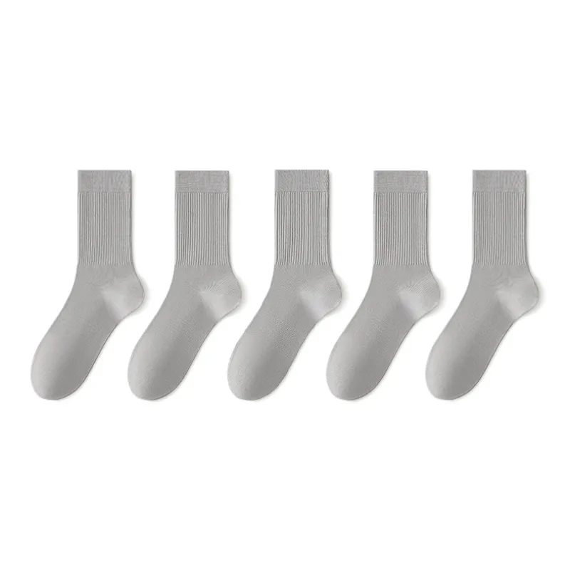 LUOLIAN Mid Calf Socks Men's 5 Pack-9