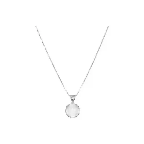 Bubble Scallops Chalcedony Jade Necklaces Women's
