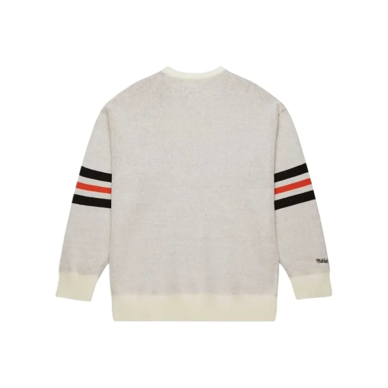 Mitchell & Ness Baltimore Sweater Men's Cream-1