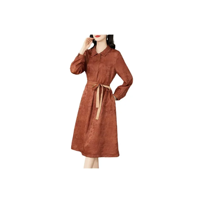Yi Mengyuan Long Sleeved Dress Women's-0