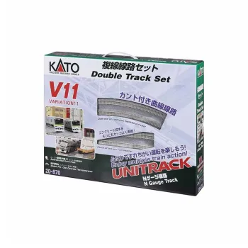 KATO N Gauge V11 Dual Track Clothing Sets 20 870 Track Clothing Sets Model Accessories