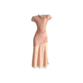 GUOZHEN Short Sleeved Dress Women's
