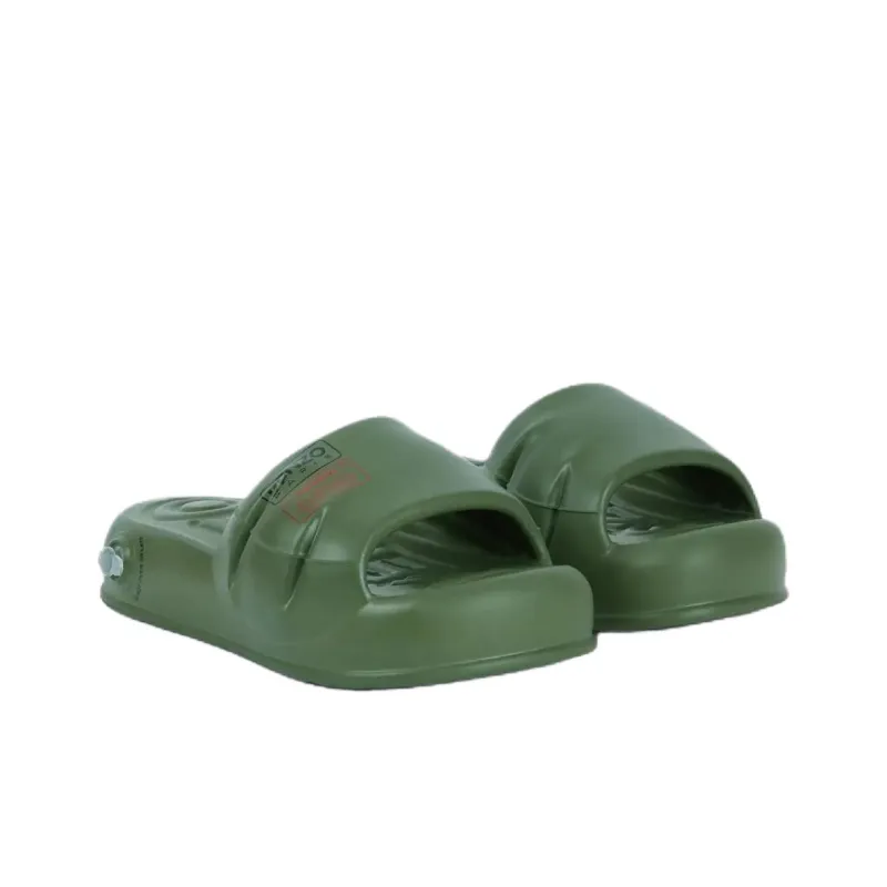 KENZO Slide Slippers 4.5cm Women's Green-2
