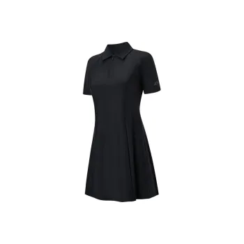 XTEP Casual Long Skirt Women's Jet Black