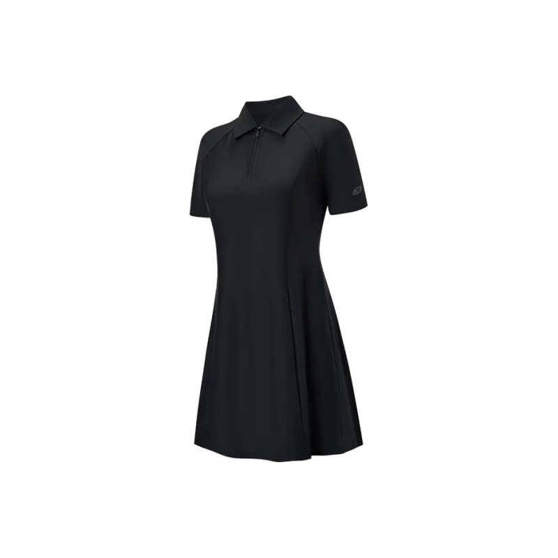 XTEP Casual Long Skirt Women's Jet Black-0