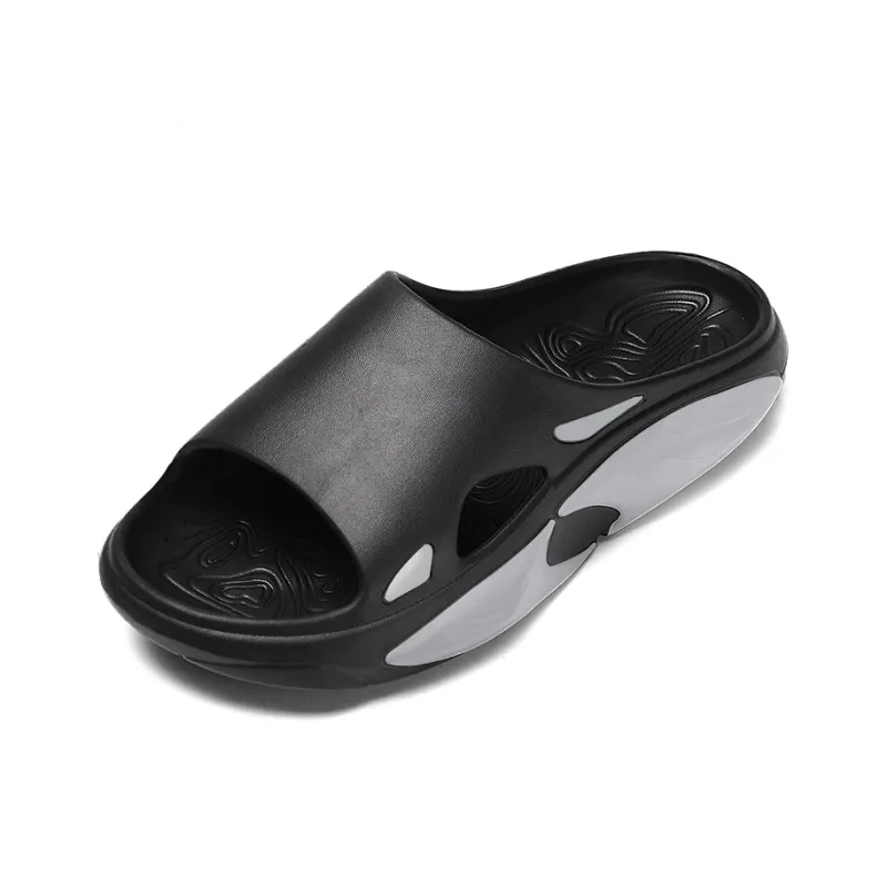 ROBINHOOD Quiet Slip Resistant Odor Resistant Abrasion Resistant Quick Dry Cushioning Slide Slippers Men's-11