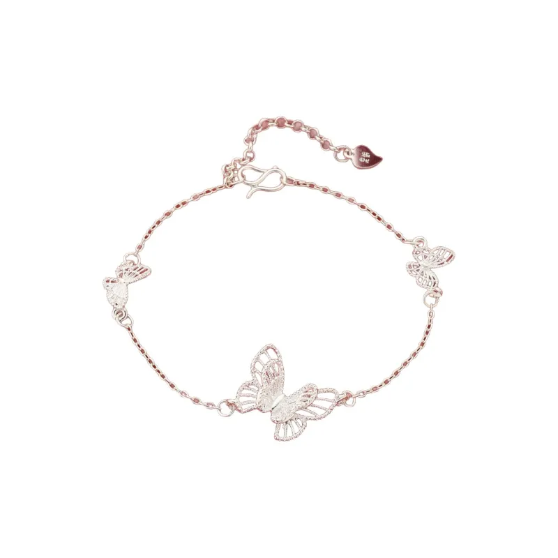 U state 999 Fine Silver Pure Silver Bracelets Women's-0