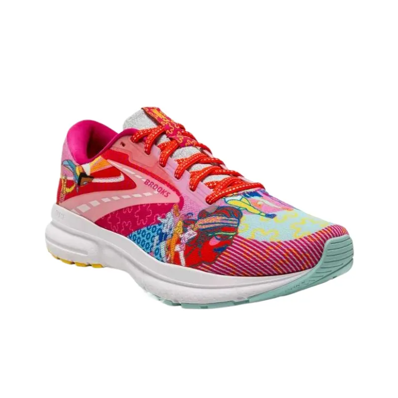 Brooks Trace 3 Pink Blue Yellow-4