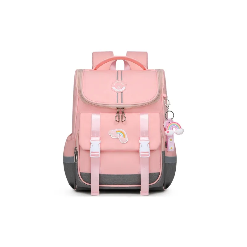 EDISON Oxford Student Bag Kids' Light Pink/Light Purple/Royal Blue-0
