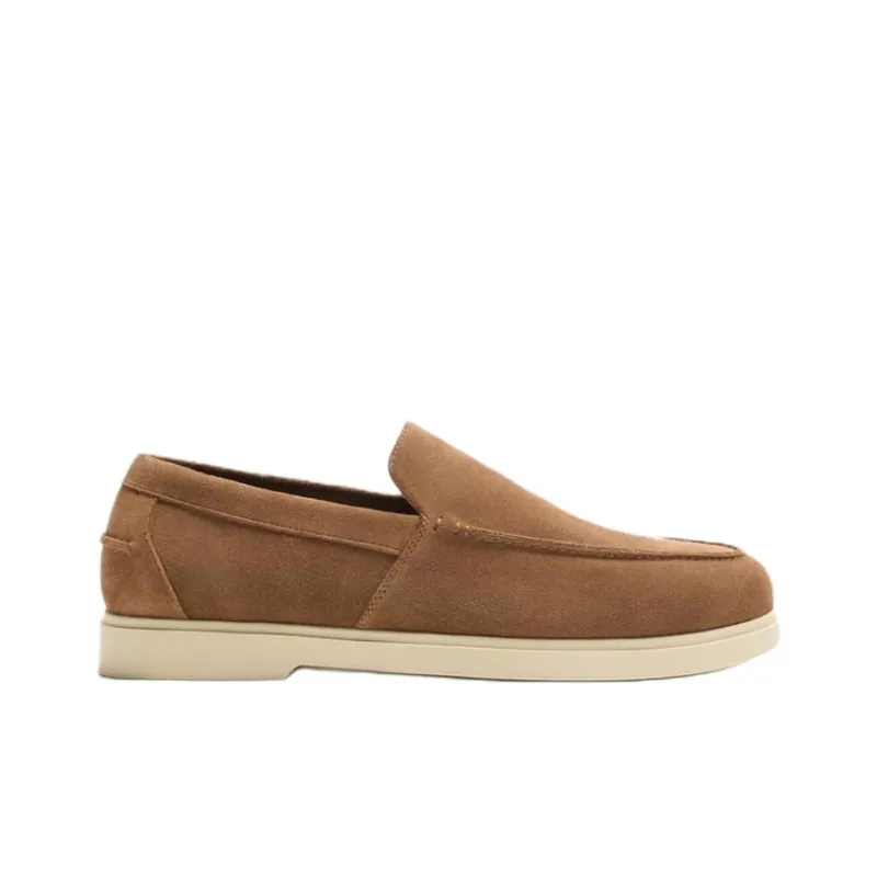 ZARA Loafers Men Brown-1