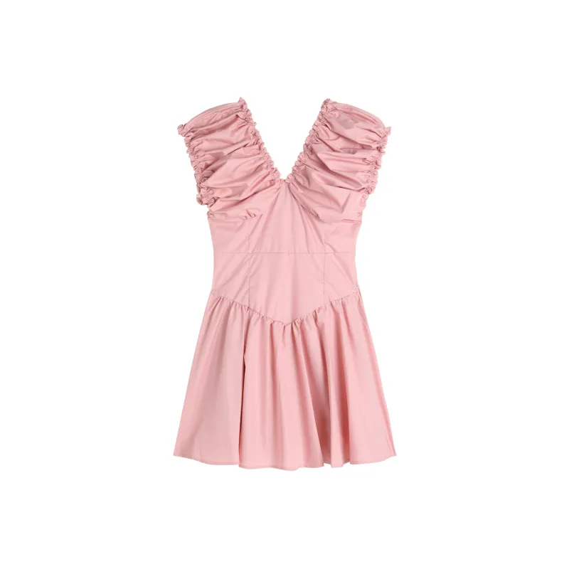 GUOZHEN Short Sleeved Dress Women's-0