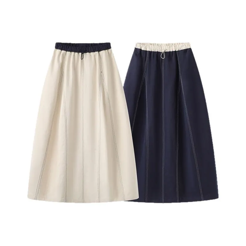 Gentle Welcome Casual Long Skirt Women's-3