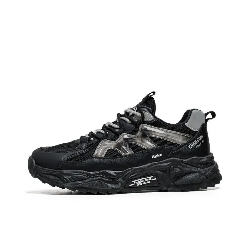 BAKE Anti Slip Wear Resistant Low Top Casual Shoes Men's-0