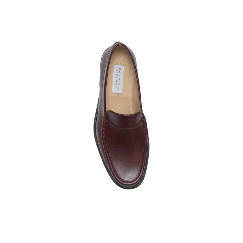 GABRIELA HEARST Seren Casual Single Shoes Women's Bordeaux Red-4