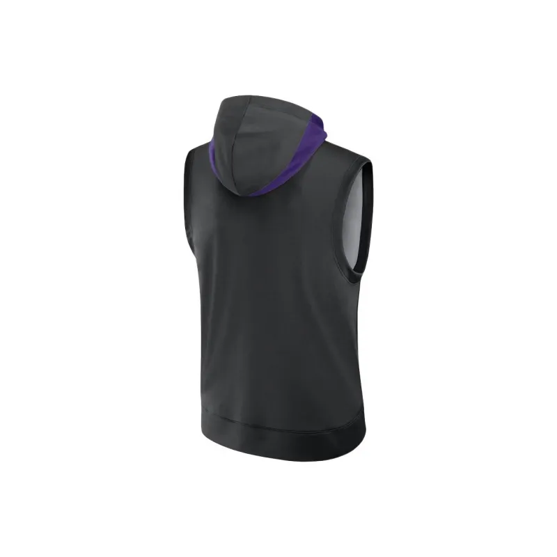 Nike Colorado Rockies Authentic Collection Men's Nike Dri FIT Mlb Sleeveless Pullover Hoodie-1
