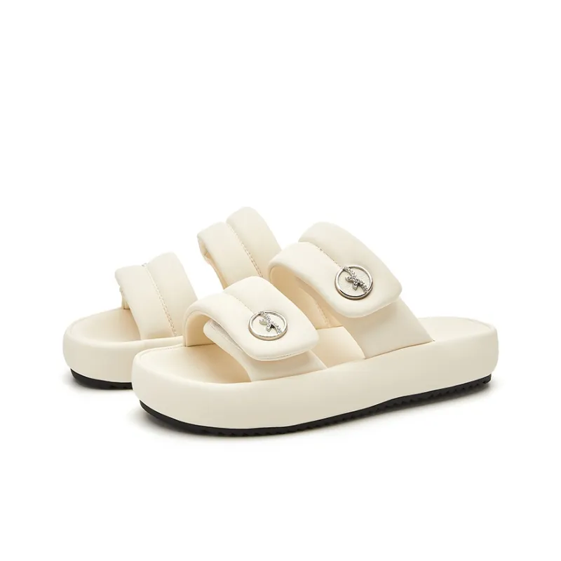 Jin Baichuan PU Polyurethane Slip Resistant Slide Slippers Women's-6