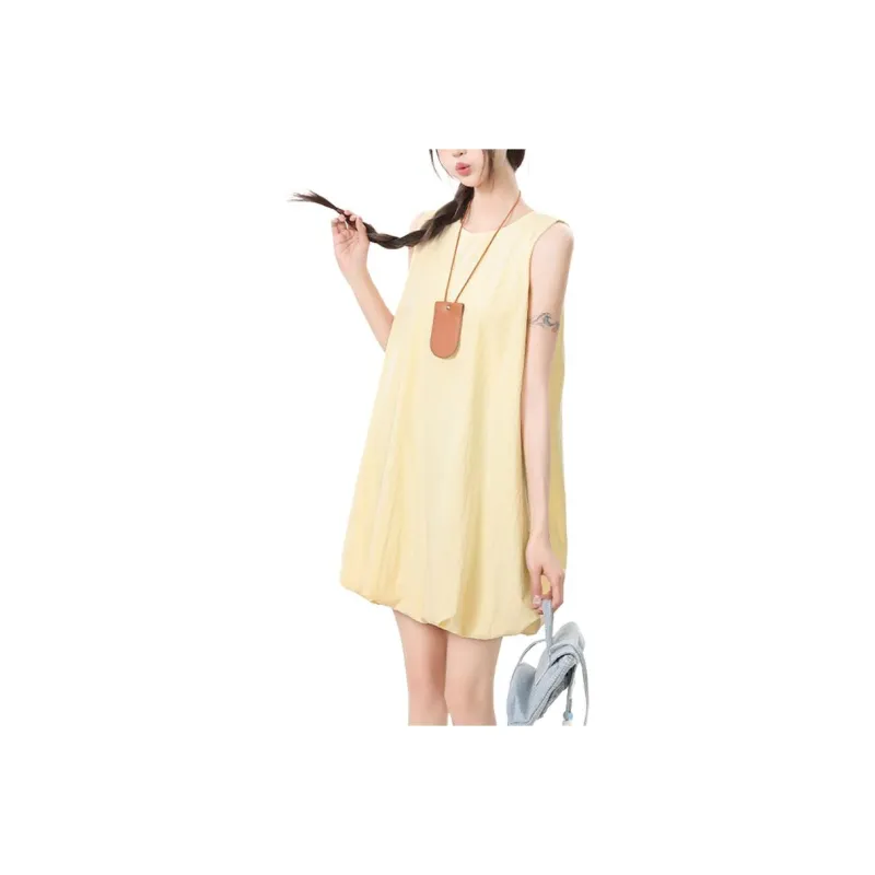 Honey Sleeveless Dresses Women's-7