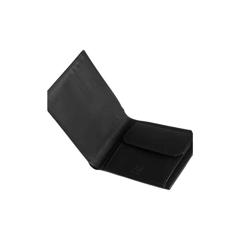 Dunhill Coated Canvas Wallet Men's Black Gray-2