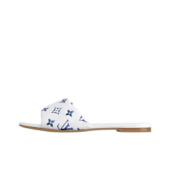 LOUIS VUITTON 6AM Slide Slippers Women's White
