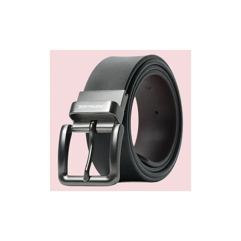 JEANSWEST Cow Split Leather Belts Men's 3.4cm-3