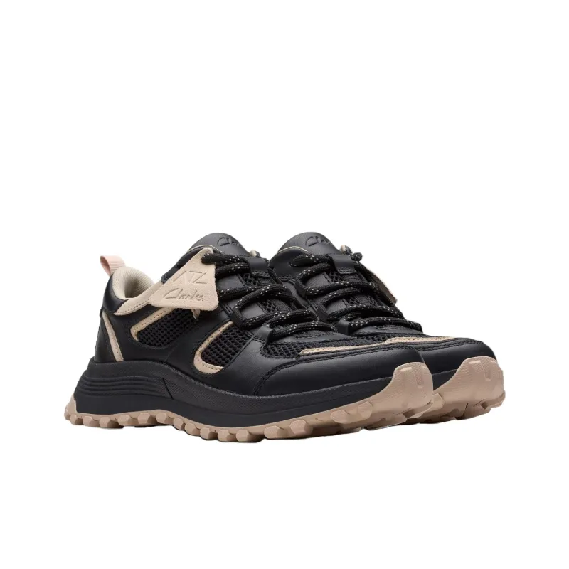 Clarks ATL Trek Vibe WP Low Top Casual Shoes Women's Black-2
