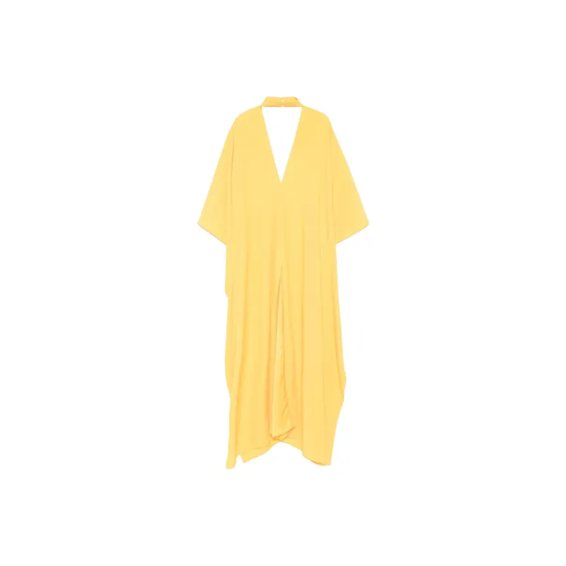 TALLER MARMO Long Sleeved Dress Women's Yellow-0