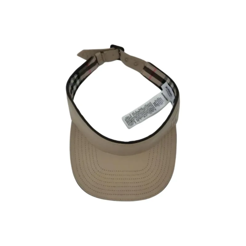 Burberry Cotton Sun Protection Hats Unisex Beige-1