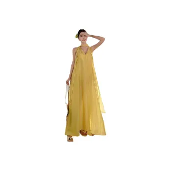 Dior Beauty Slip Dresses Women's Lemon