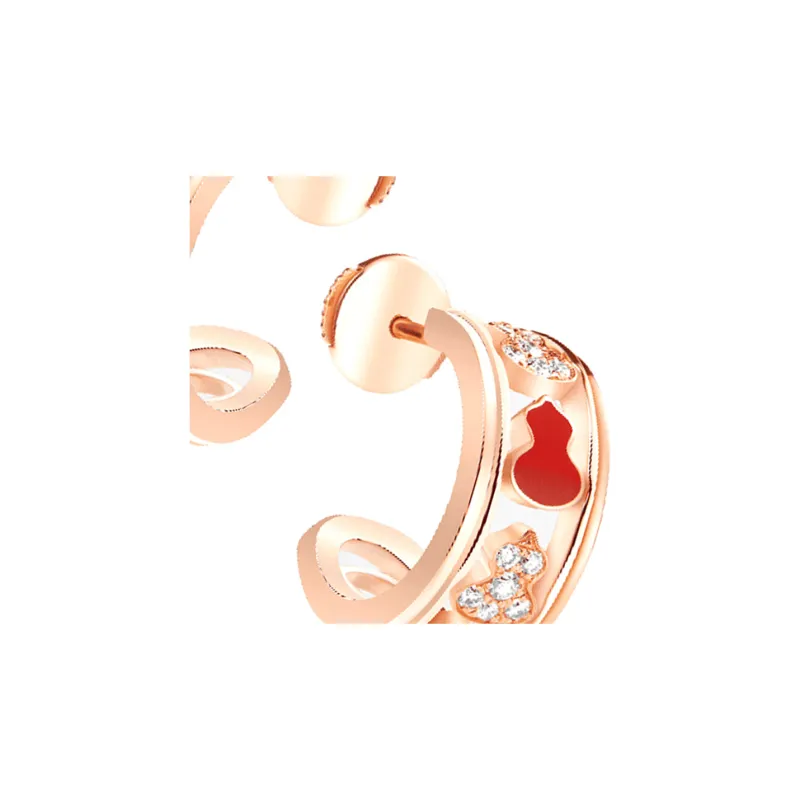 Qeelin 18K Rose Gold Earrings Women's Rose Gold-1