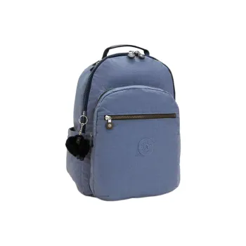 Kipling Polyamide Backpack Tubas Unisex Gray Blue Purple/Shang Red