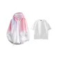 Pink+260g 100% cotton T-Shirt[Two-Piece Set]
