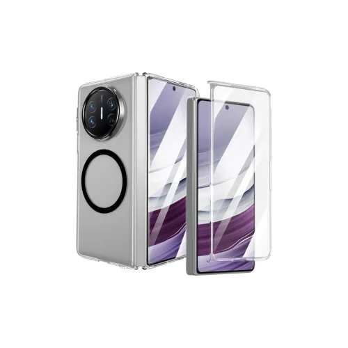 Record Star PC Material Magnetic Phone Cases Compatibility With Huawei Mate X3 Girlish Business Formal Style