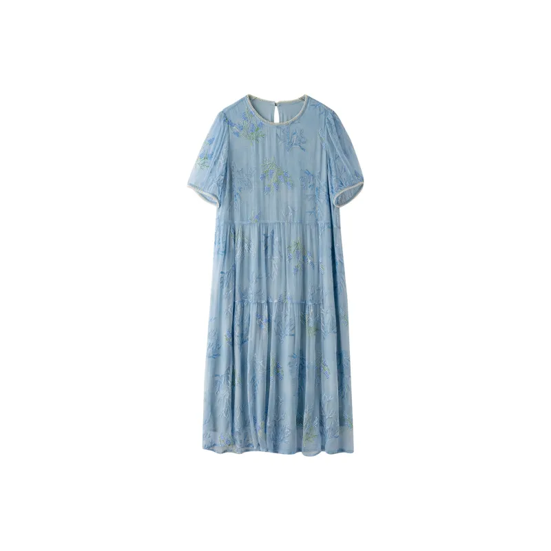 To The West Short Sleeved Dress Women's-0