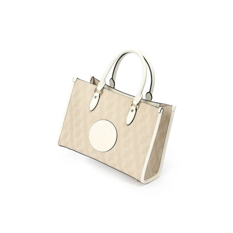 Montagut PVC Tote Bag, Handbag Women's Ecru-5